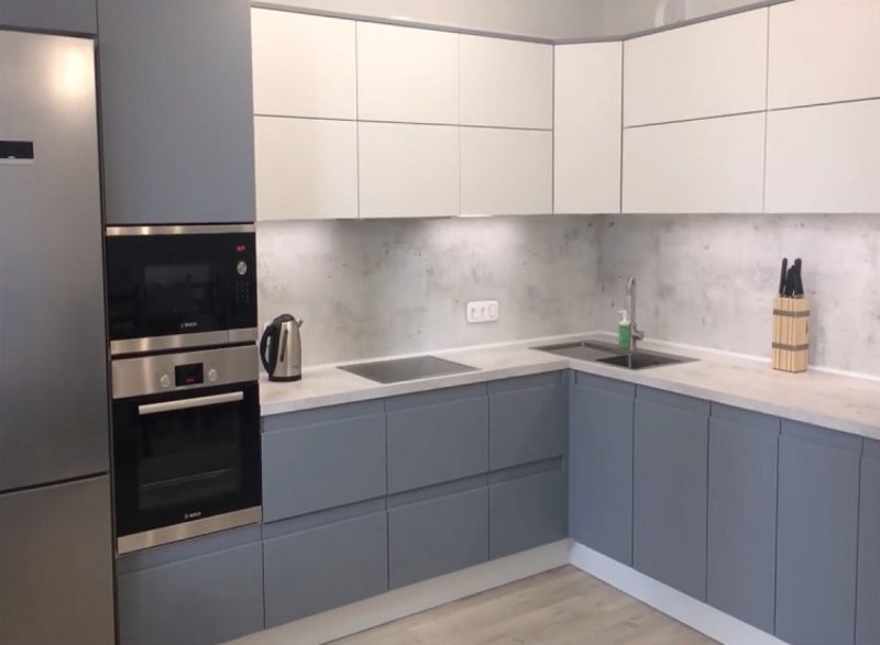 Кухня акриловая Metallic Anthracite