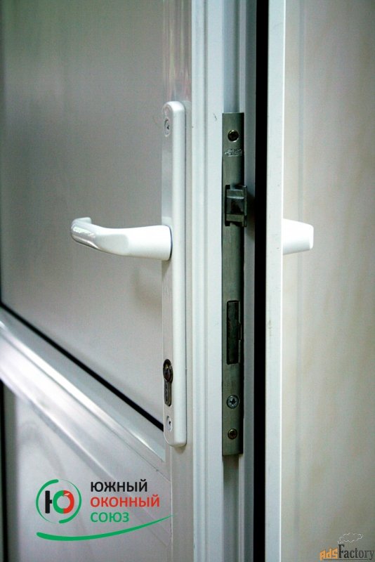 Ручка замка пластиковая дверь inox OMEC