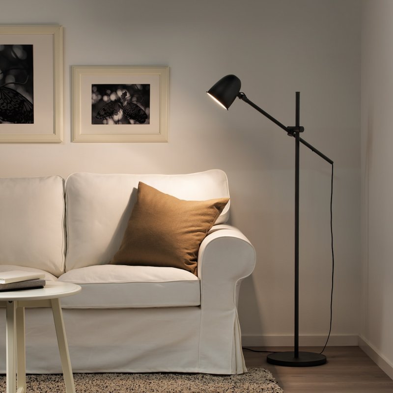 Светильник напольный, белый ikea Holmö ХОЛЬМЭ 603.941.22
