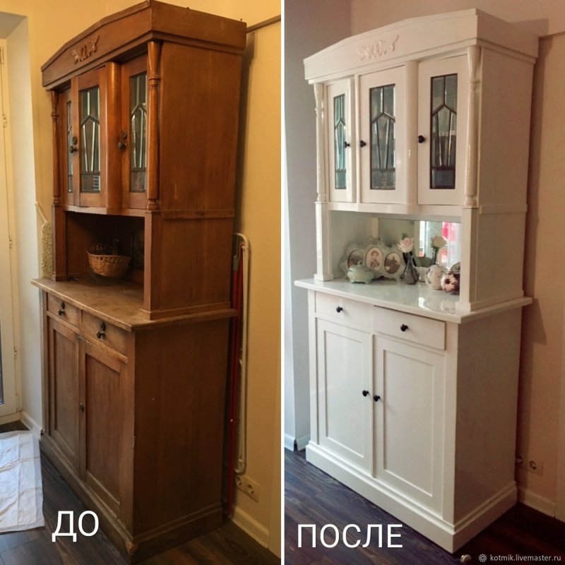 Реставрированный сервант