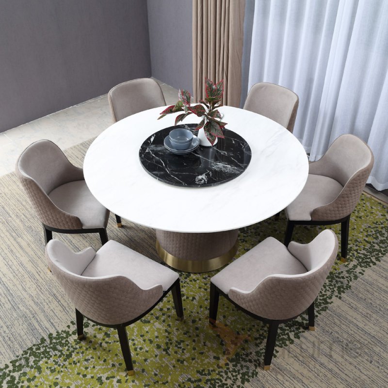 Обеденный стол Dining Table Melchior Round 113281 Eichholtz