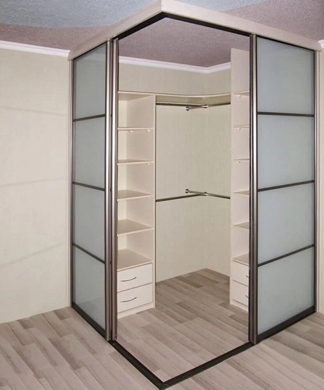 Шкаф купе Анна угловой 1450 х 1450 х 2200