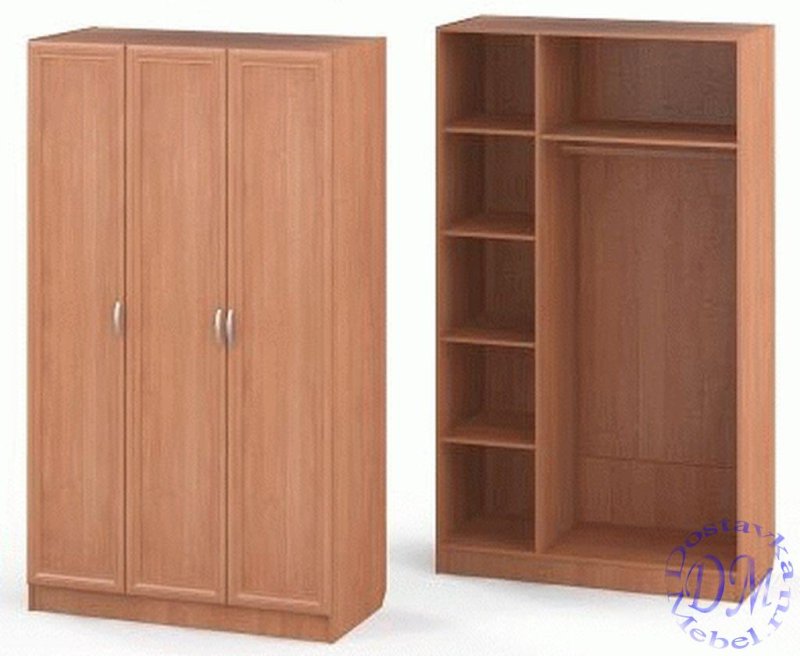 Шкаф распашной 1200 со штангой