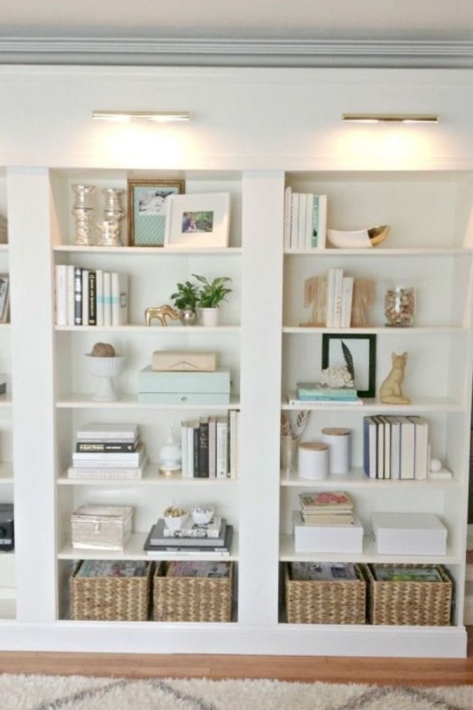 Красивые книжные стеллажи