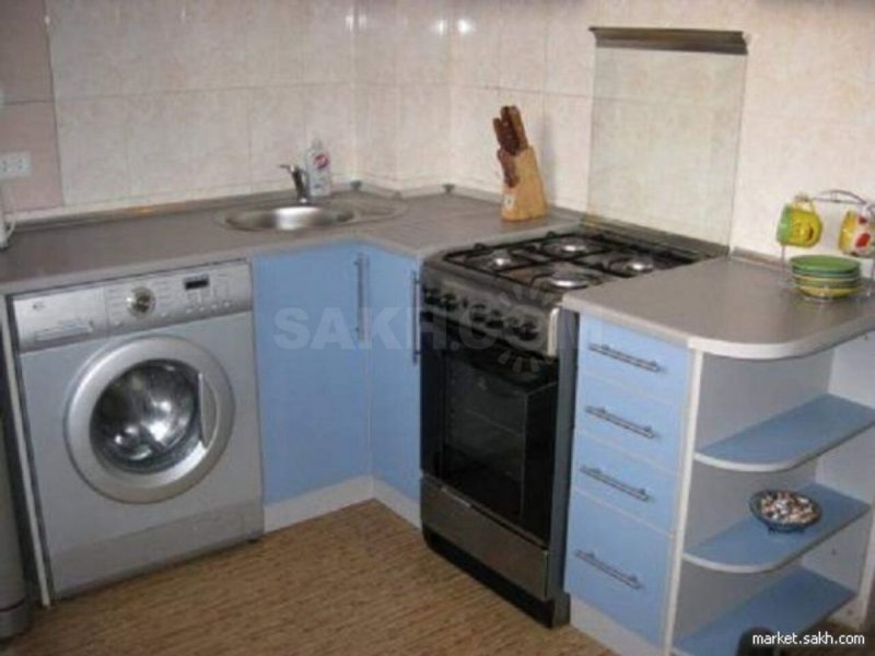 Маленькие кухни со стиральной машиной