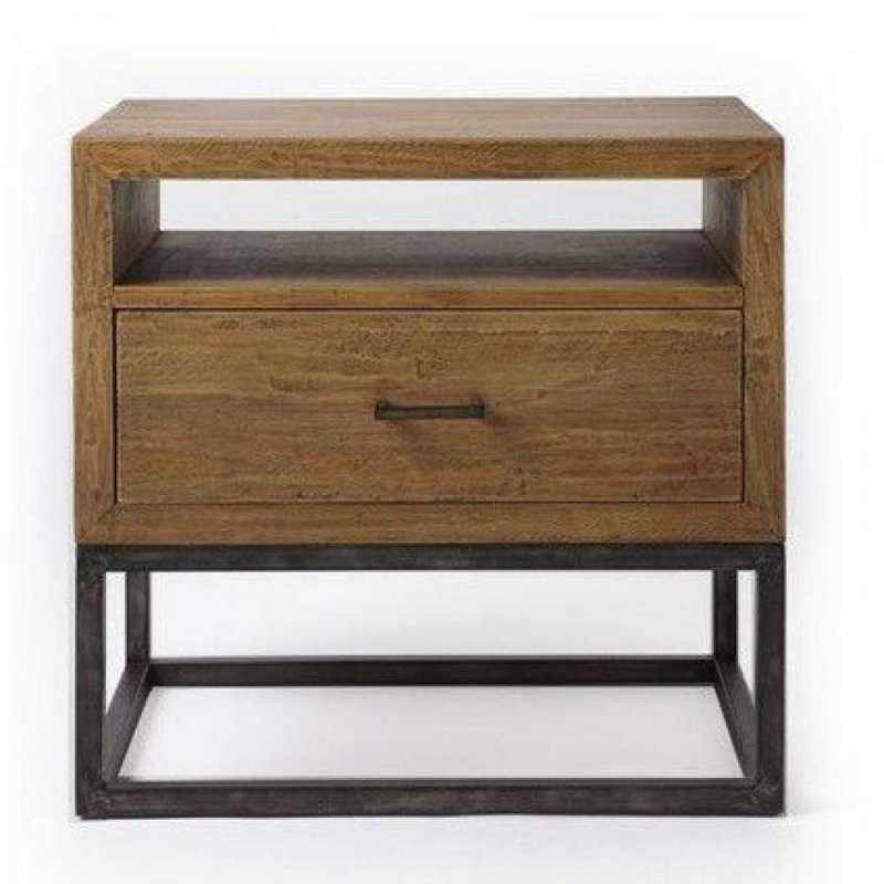 Тумба прикроватная Wood Steel Chicago