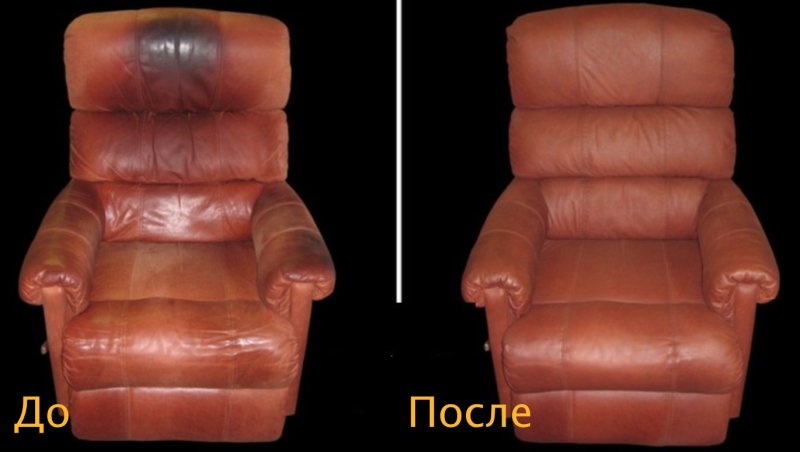 Перетянуть кожаное кресло