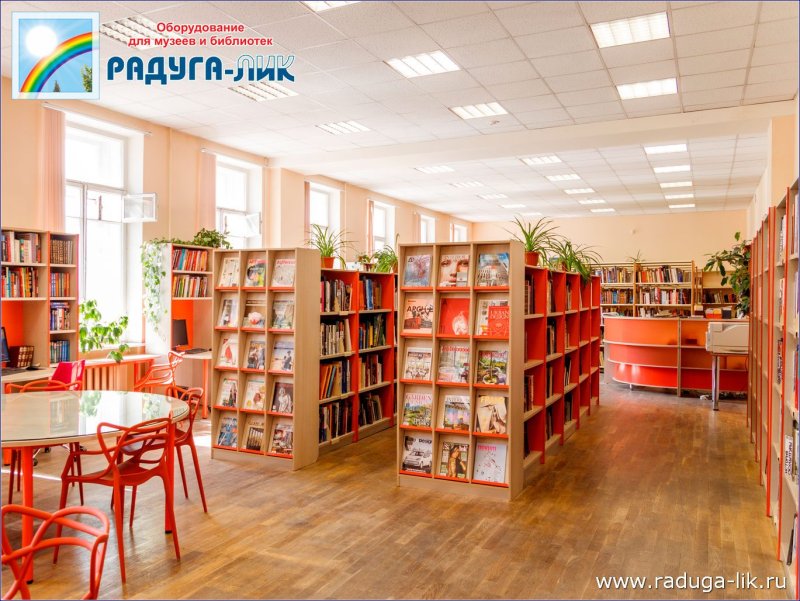 Мебель для детской библиотеки Радуга лик