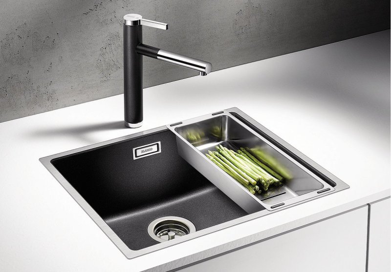 Врезная кухонная мойка Kraus khu100-32 81.3х48.3см нержавеющая сталь