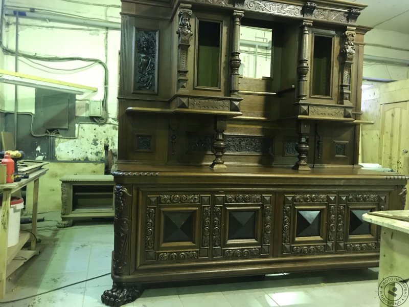 Реставрация буфетов 50 годов (53 фото)