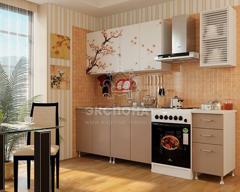 Кухня ЛДСП 2м Сакура