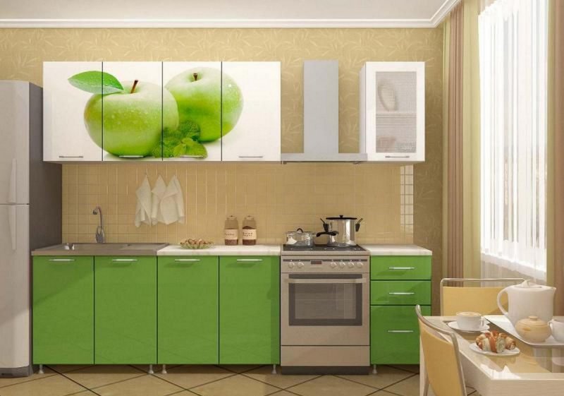 Кухня София 1. 8 с лаймом