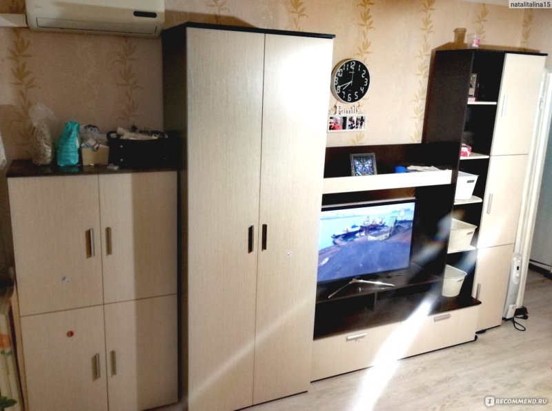Стенка Мальта много мебели