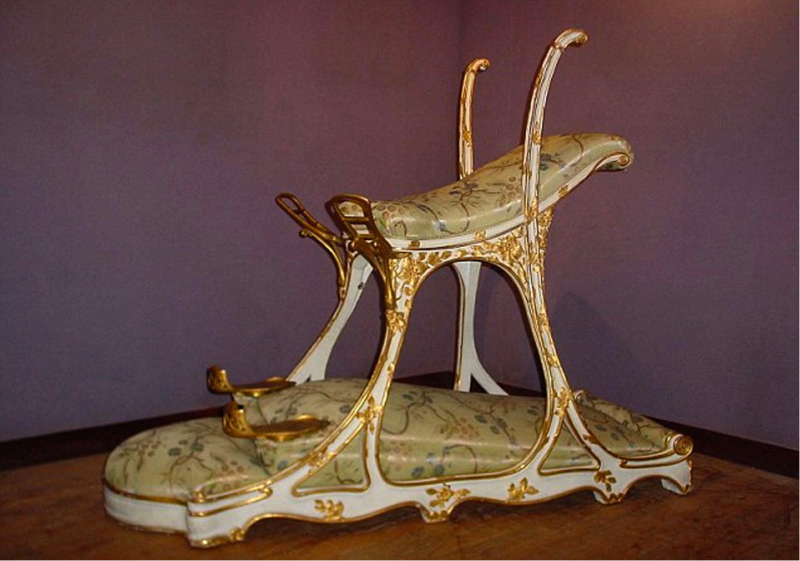 "Стул любви" короля Эдуарда VII, 1890 Г.
