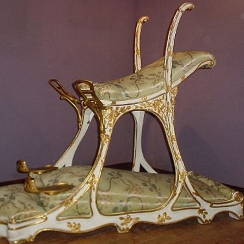 "Стул любви" короля Эдуарда VII, 1890 Г.