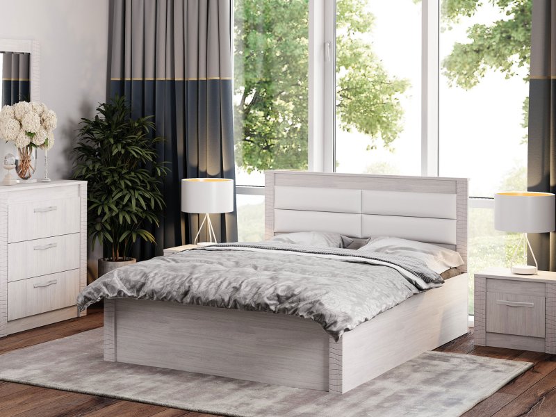 Кровать 140х200 дуб сонома