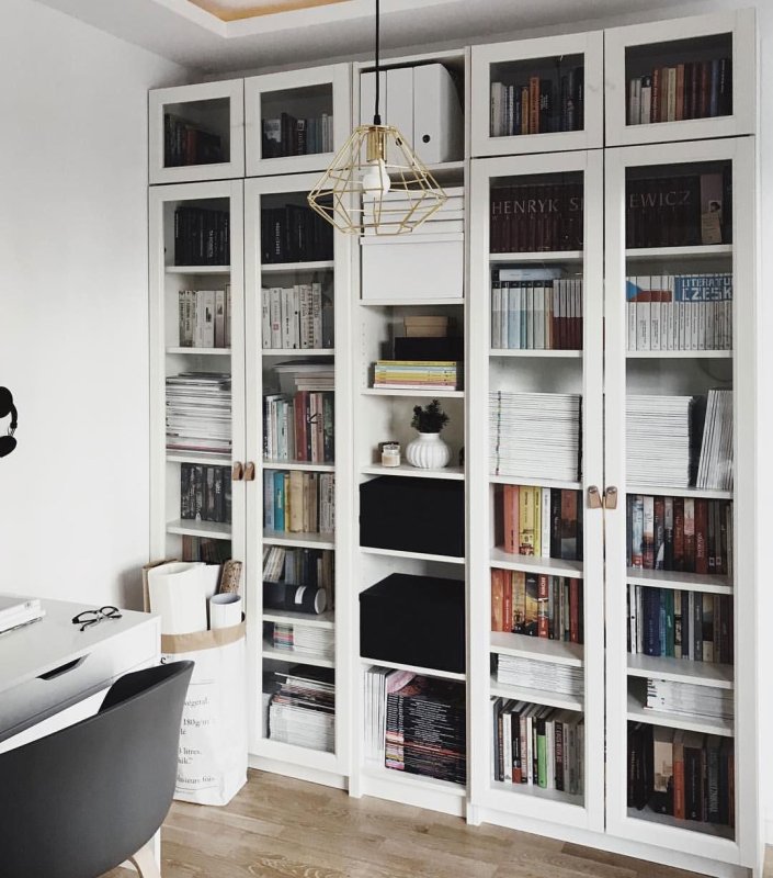 Советские книжные полки в интерьере
