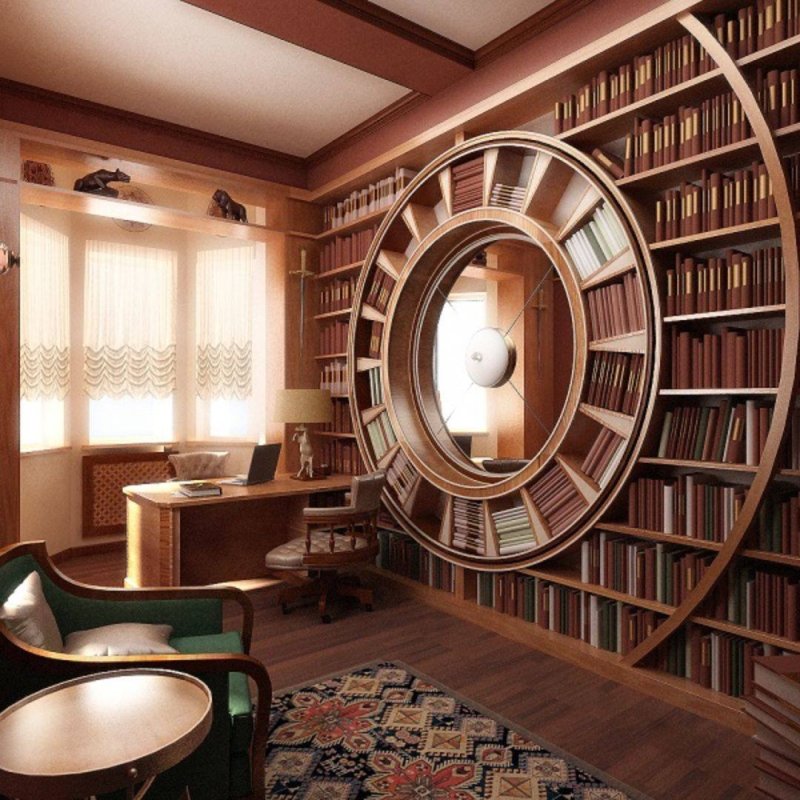 Книжный шкаф Билли икеа 3дд