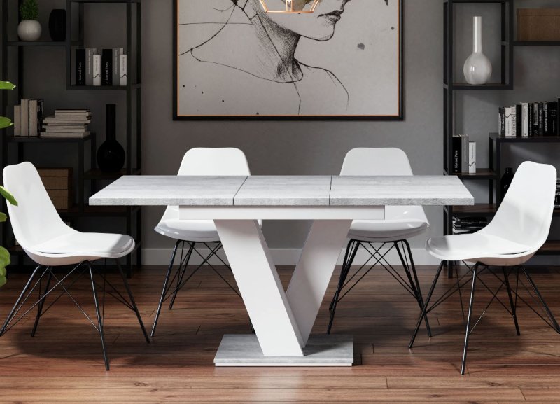 Стол Barten 120 White-White