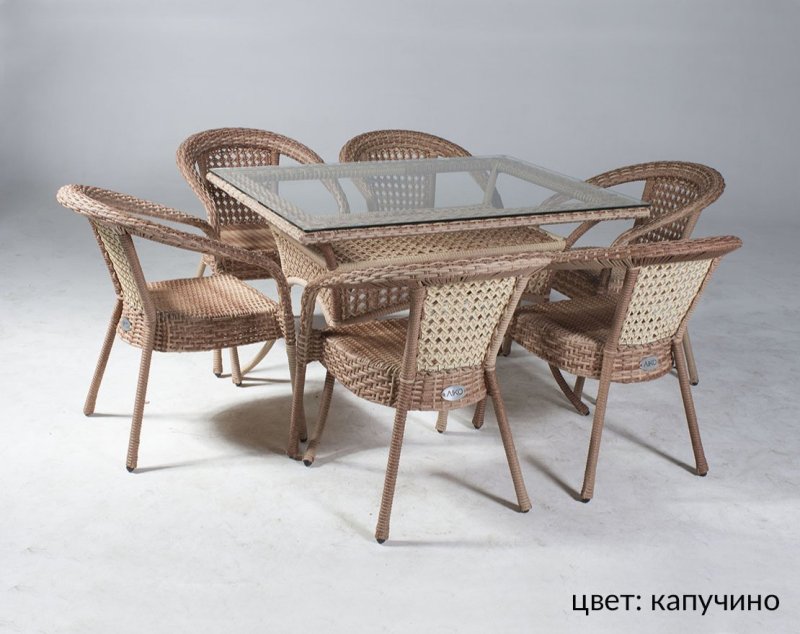 Стол deco6 ротанг