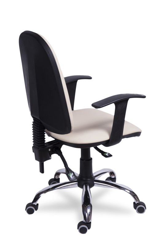 Кресло Brabix Prestige Ergo MG-311, регулируемая эргономичная спинка, ткань серое