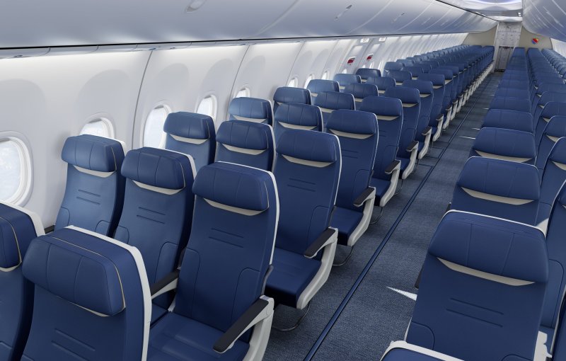 Boeing 737 Max салон s7