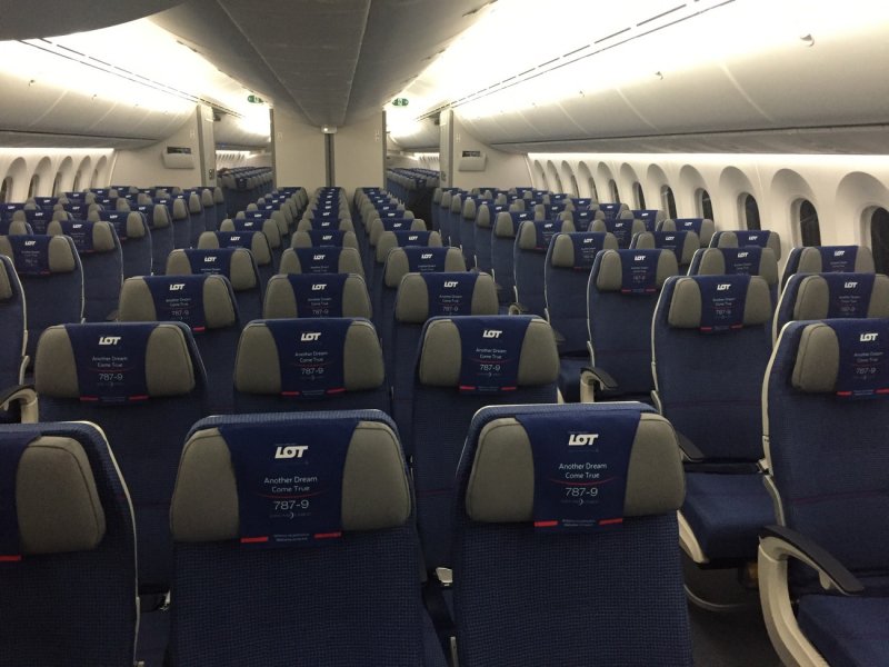 Boeing 787-9 Dreamliner салон