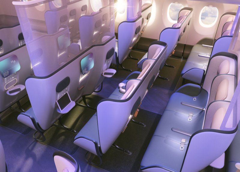 SMARTAVIA Airbus a320 салон