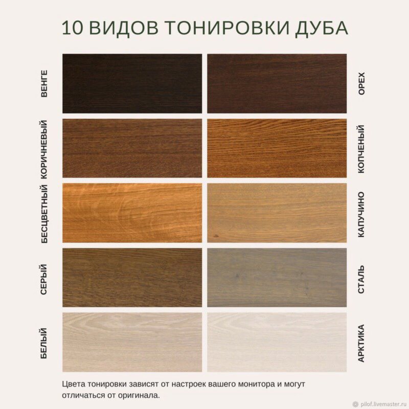 Ламинат цвета