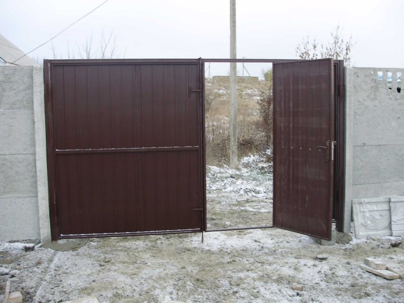 Ворота распашные 3.5х2м