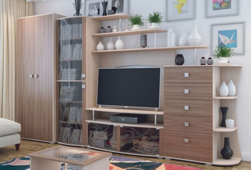 Стенка Каскад 200x40x180h