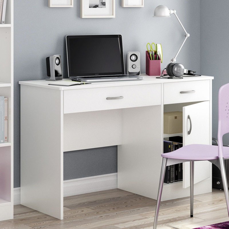 Стол компьютерный Homeoffice (белый, 1200х550х964 мм)