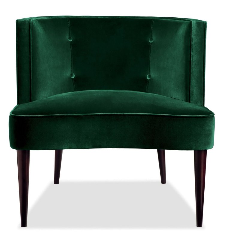 Green Velvet Armchair