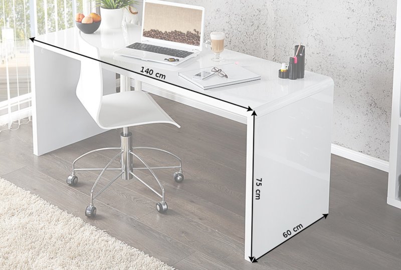 Стол письменный simple 160cm (z36025) белый Invicta і
