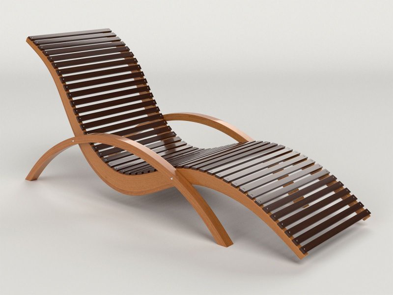 Кресло лежак Lounge Armchair DIY