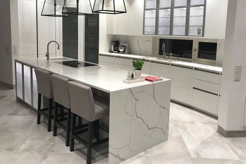 Кварцевый камень technistone Crystal Calacatta Silva