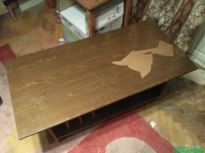 Стол малахит 4 ножки