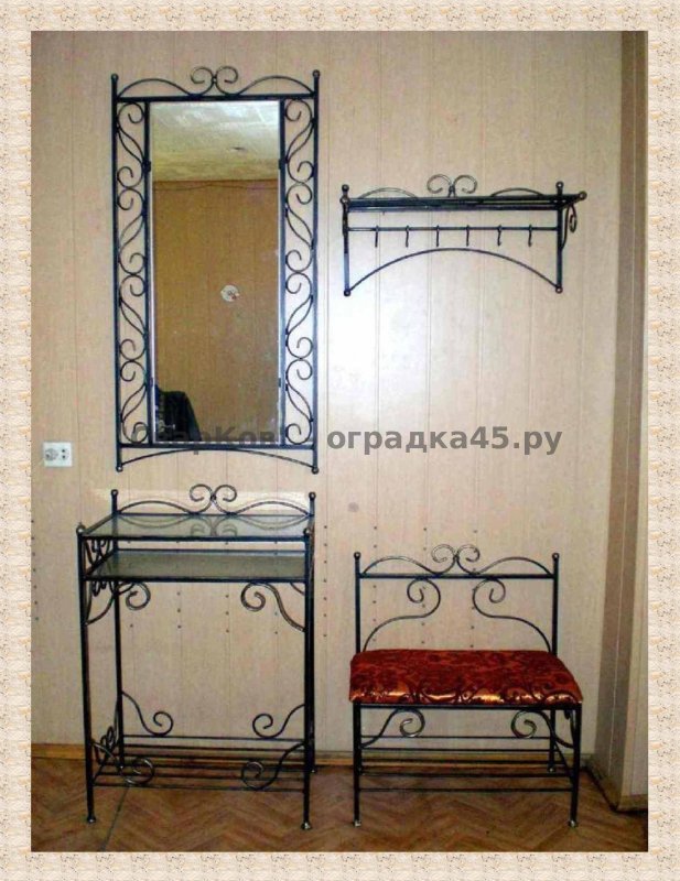 Кованые вешалки в прихожую