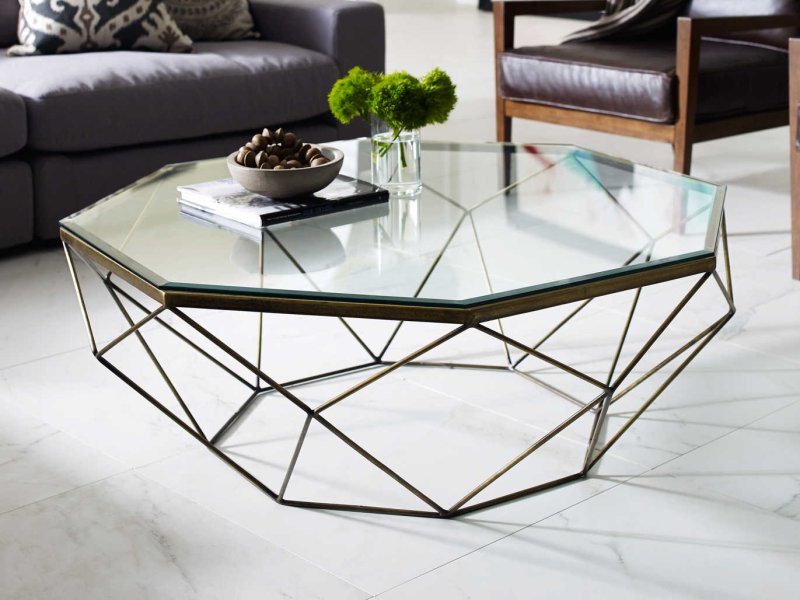 Столик Duke Coffee Table Bronze large
