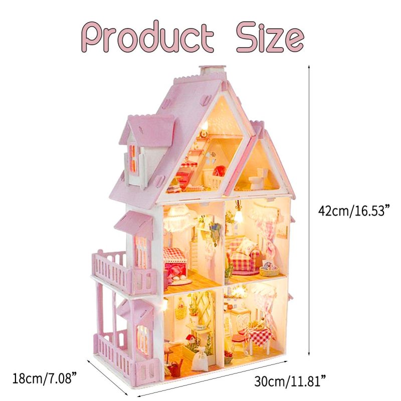 Кукольный дом Eco-Toy "дом мечты", 80