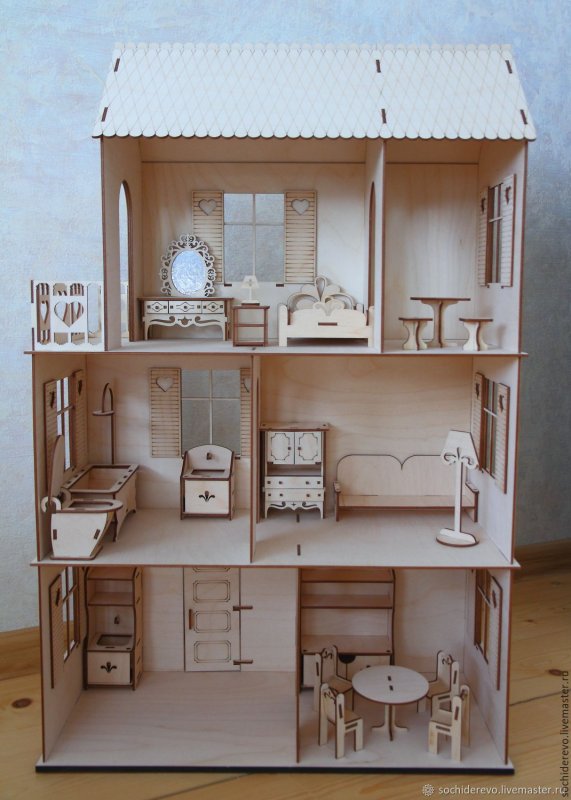 Ikea ФЛИСАТ кукольный домик
