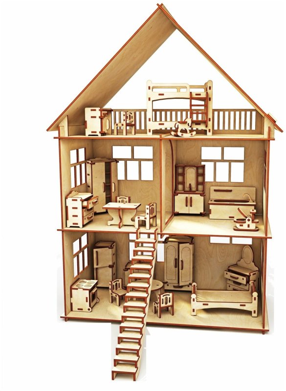 Kidkraft деревянный особняк роскошь 65954