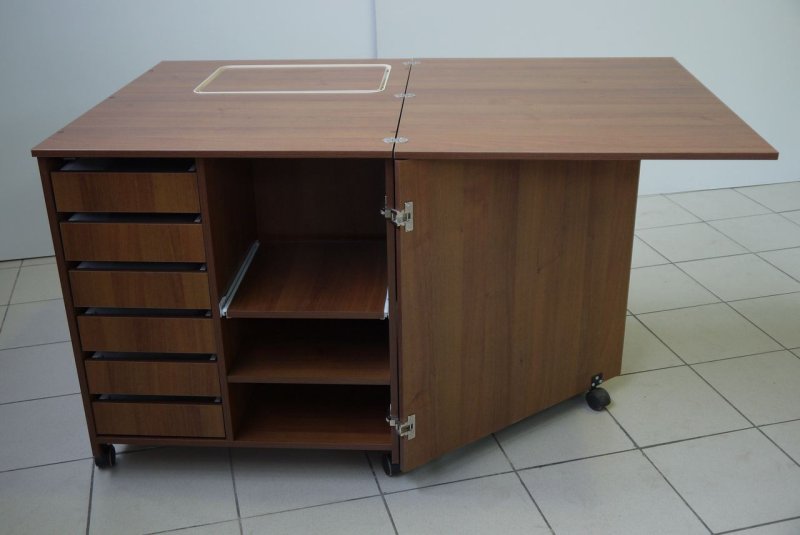 Стол-книжка раскладной s3_хром, 120х68х75 см