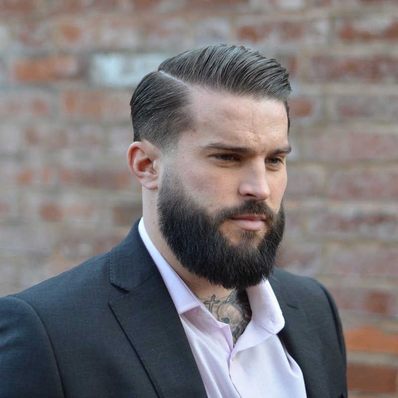 Стрижка Side Part с пробором