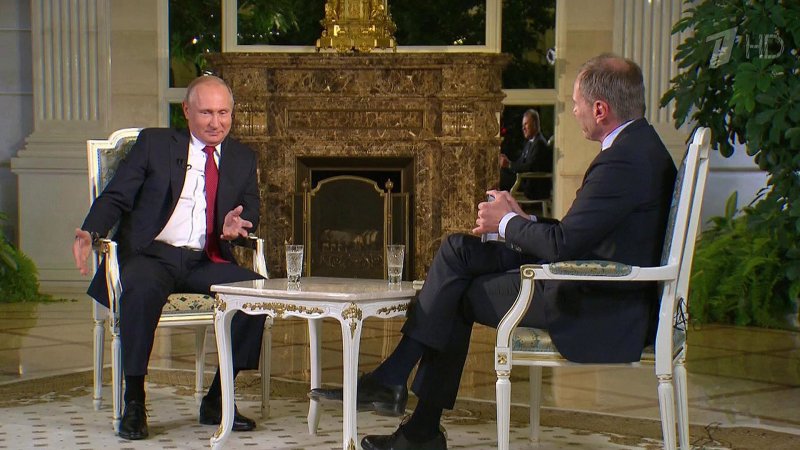 Интервью Путина журналистам