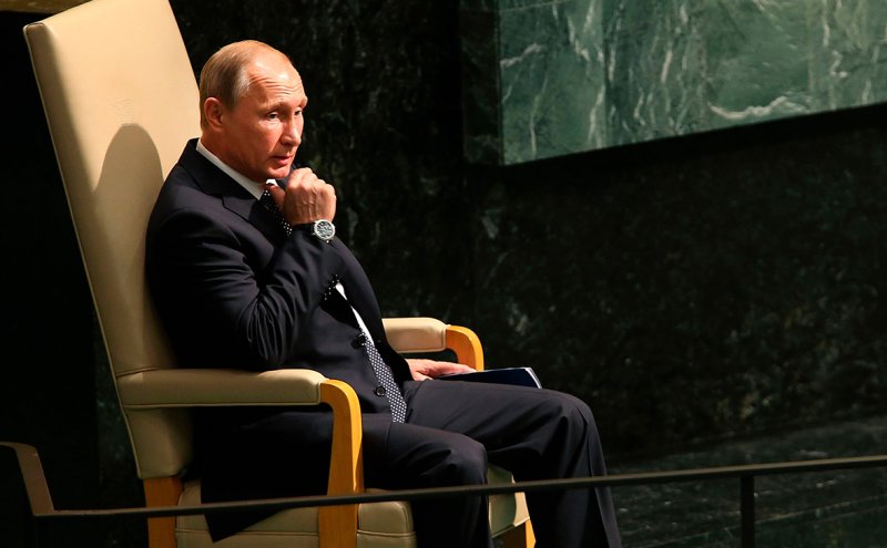 Владимир Путин в Генассамблее ООН.