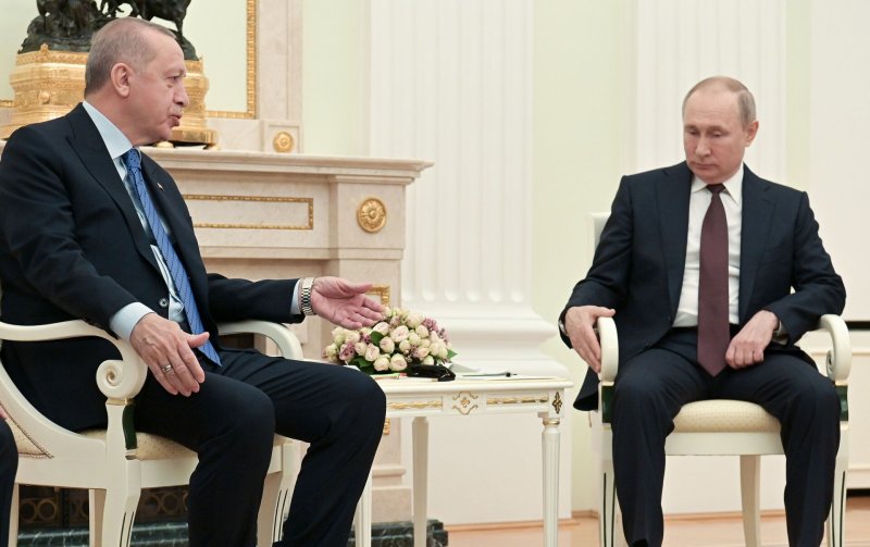 Встреча Владимира Путина и Эрдогана
