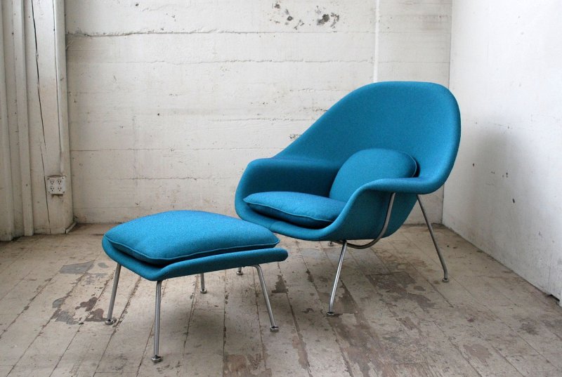 Кресло Womb Chair and Ottoman