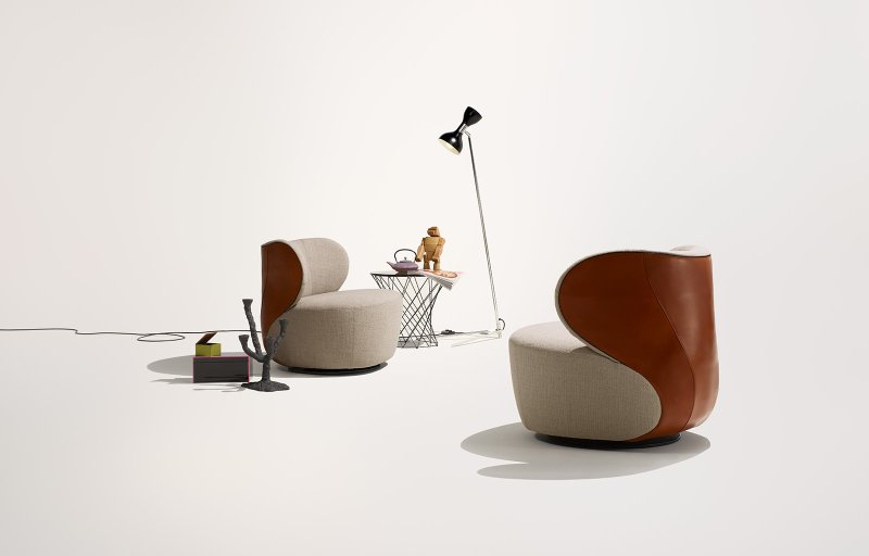 Кресло Egg Chair с оттоманкой