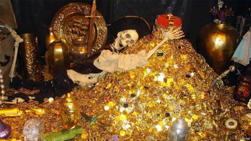 Горы золота и драгоценностей